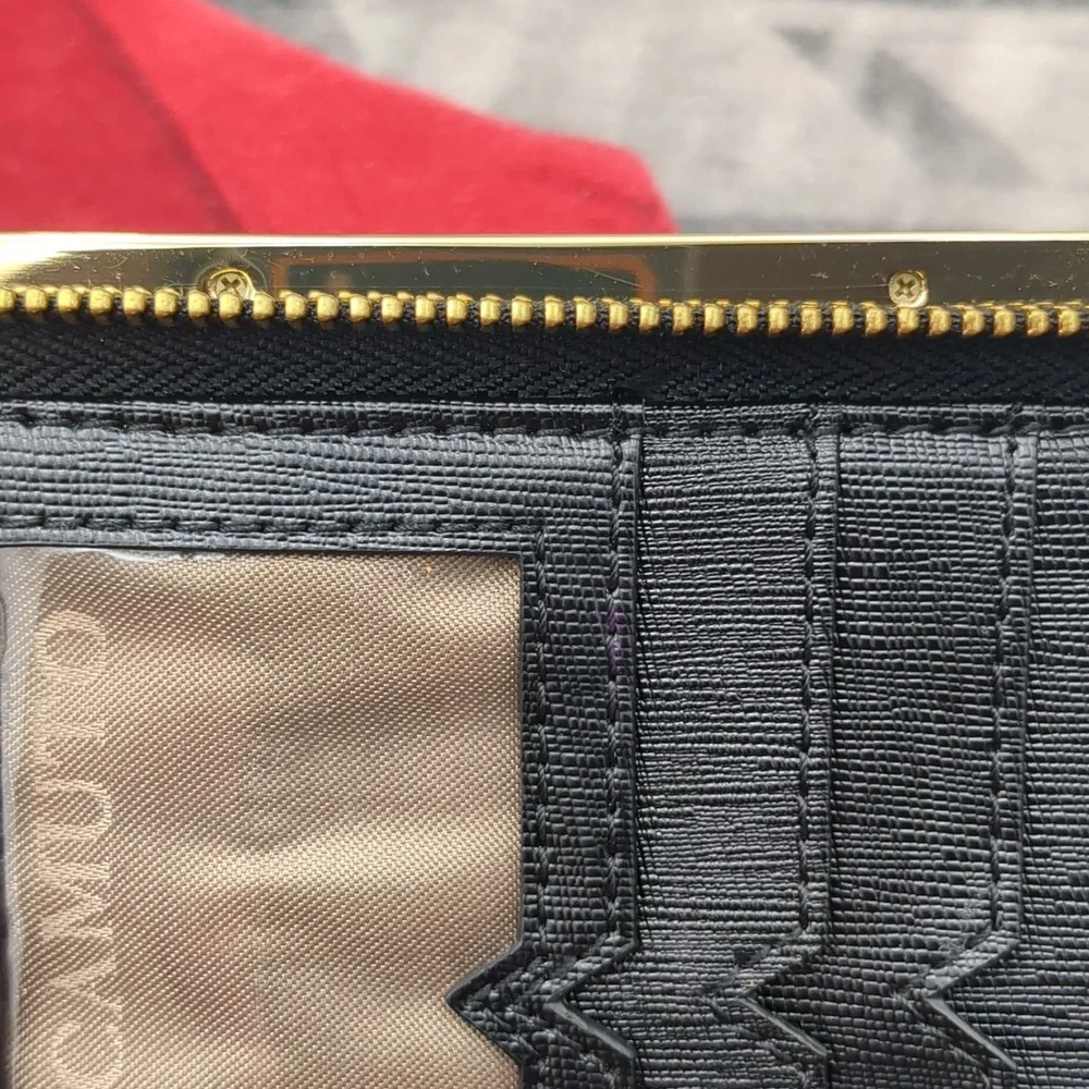 Vince camuto leather clutch